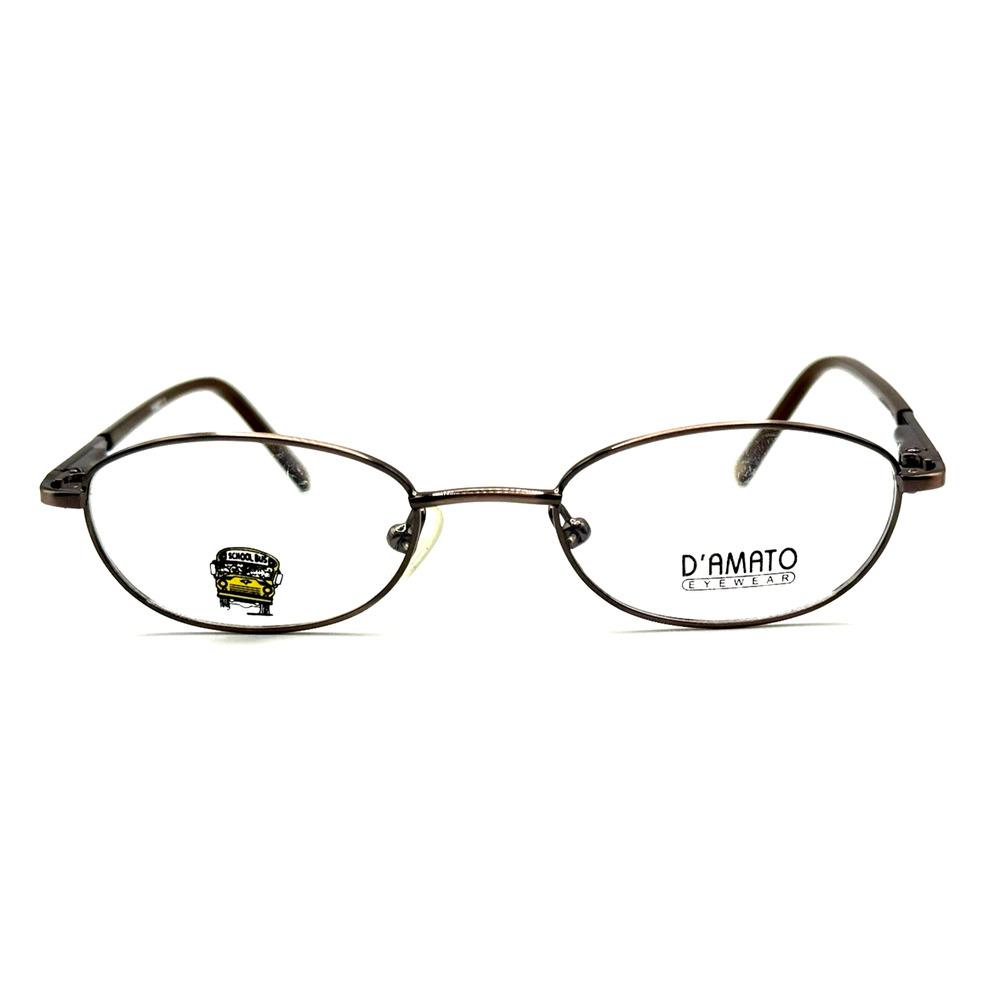 D'AMATO DK205 BROWN EYEGLASSES SUNGLASSES FRAMES 44-18-125